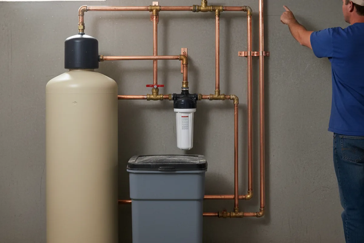 Whole-house water treatment system installed in King George
